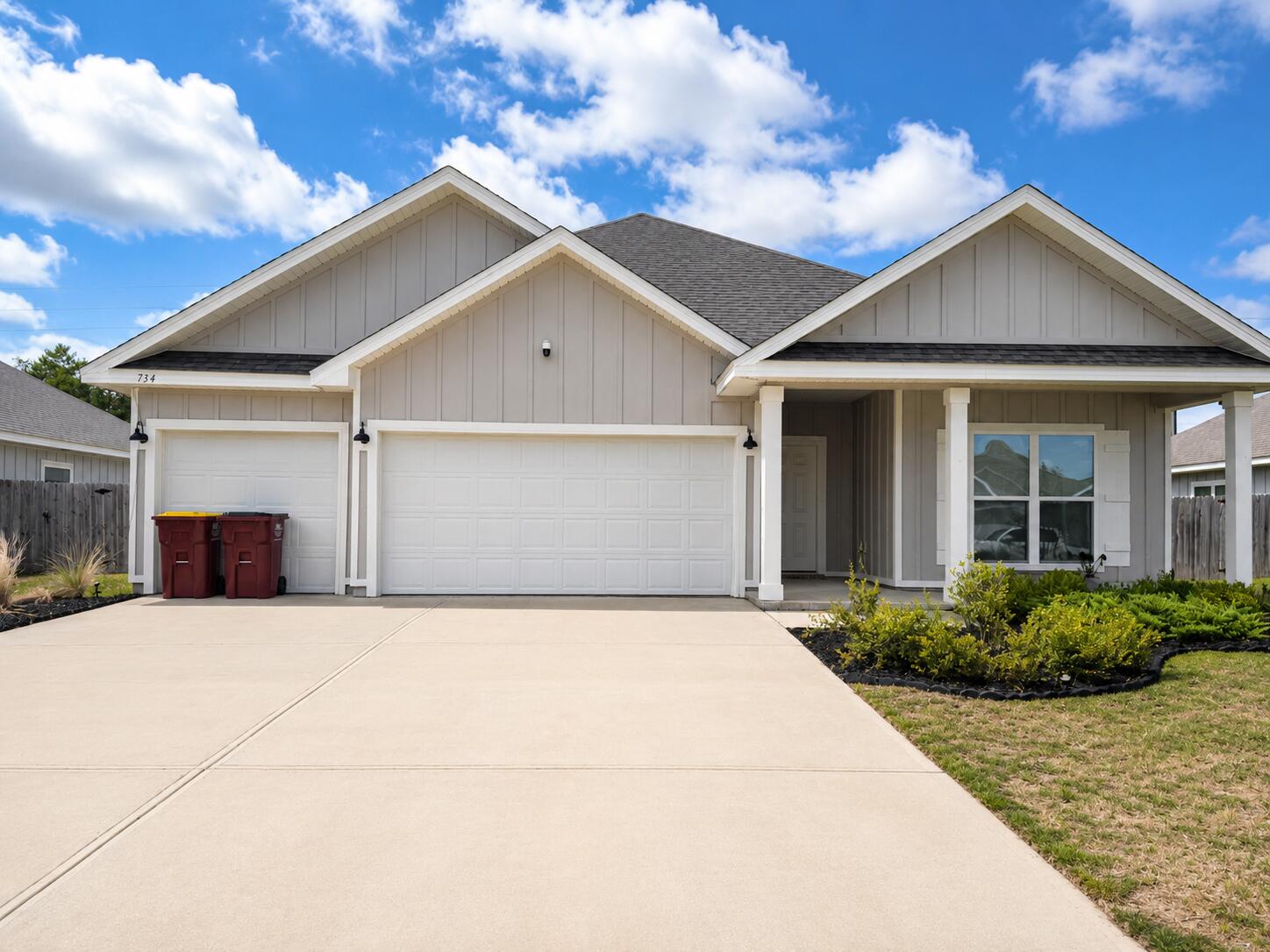 734 Quintana Street Crestview, FL 32539 - Photo 1 of 16 front view of house with yard and trees around