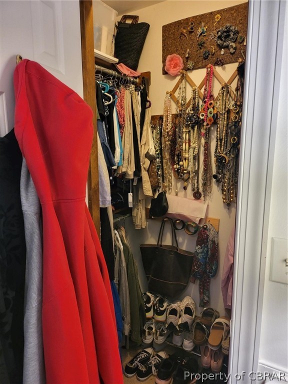 2449 Everglades Road Norfolk, VA 23518 - Photo 28 of 31 a view of walk in closet with clothes and shoes