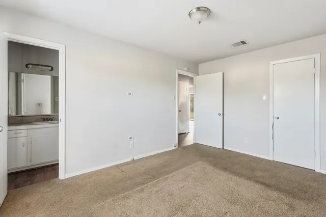 a view of an empty room