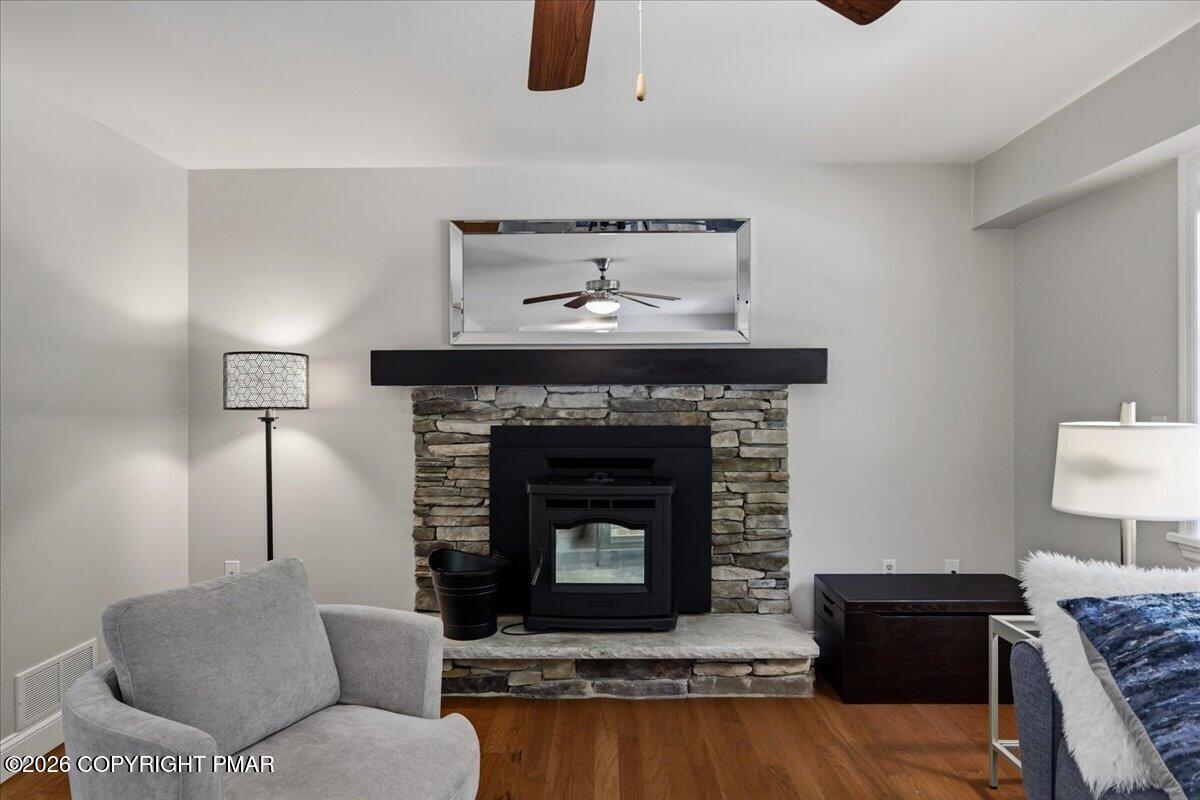1212 North Whittaker Road Bushkill, PA 18324 - Photo 4 of 40 Fireplace