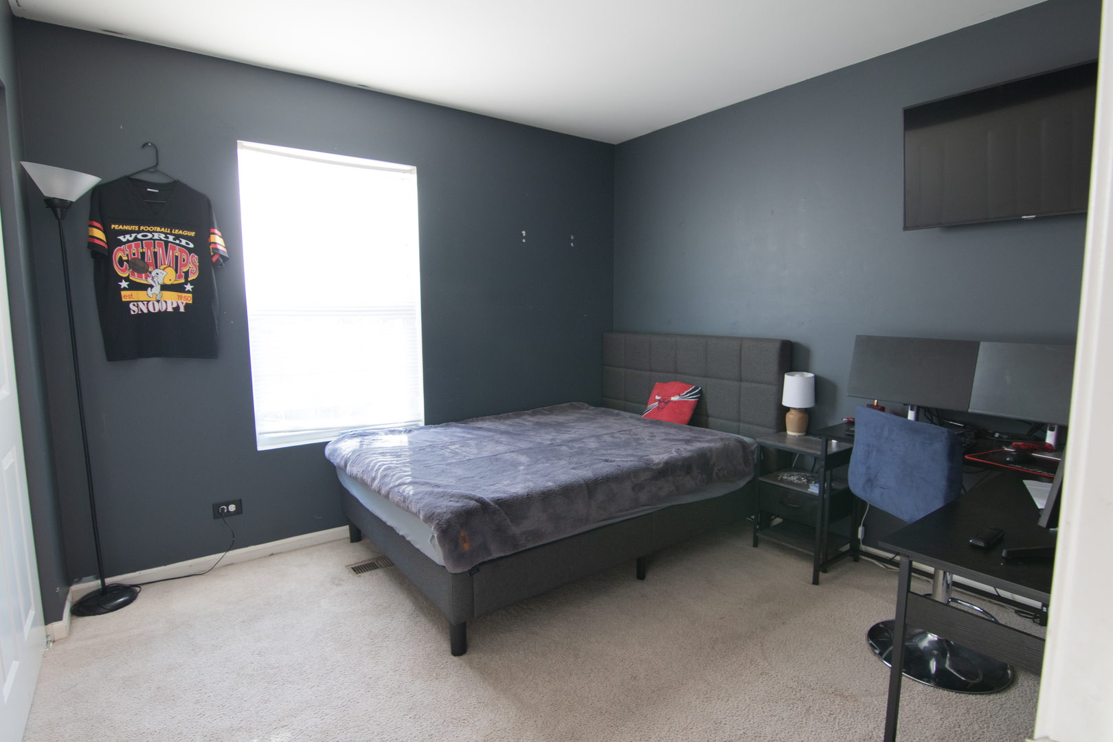3619 Daisy Lane Elgin, IL 60124 - Photo 22 of 28 a bedroom with a bed and a tv on table
