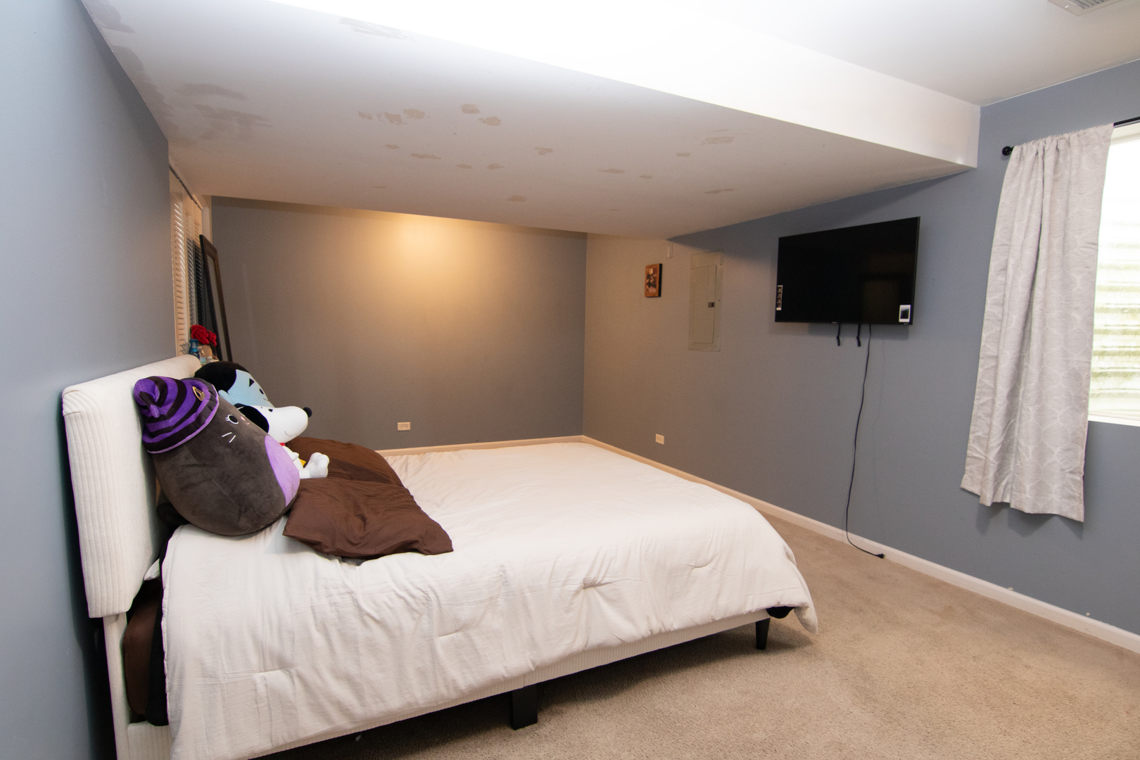 3619 Daisy Lane Elgin, IL 60124 - Photo 26 of 28 a bedroom with a bed and a flat screen tv