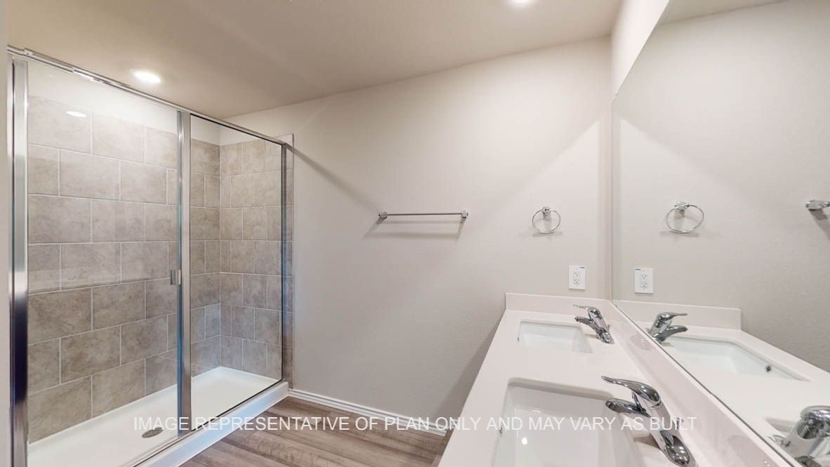 3017 Taddy Road Lorena, TX 76655 - Photo 20 of 24 a bathroom with a tub and a sink