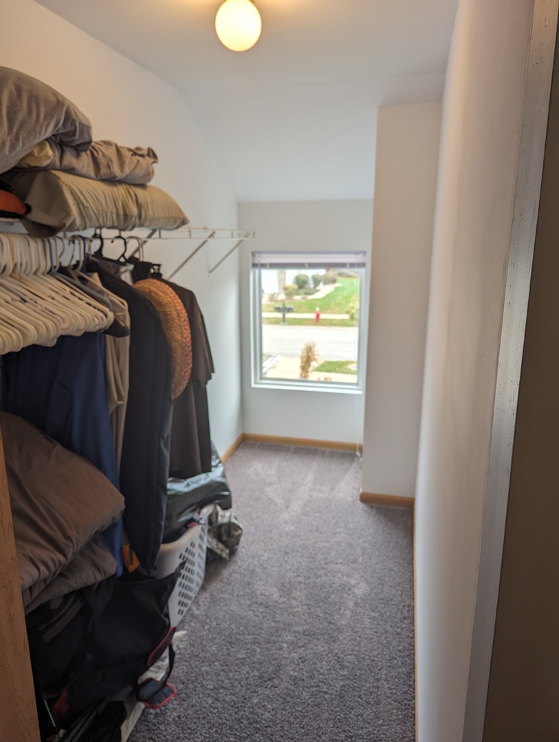 25196 Faraday Road, Unit 1 Manhattan, IL 60442 - Photo 2 of 19 a view of walk in closet with clothes and shoes