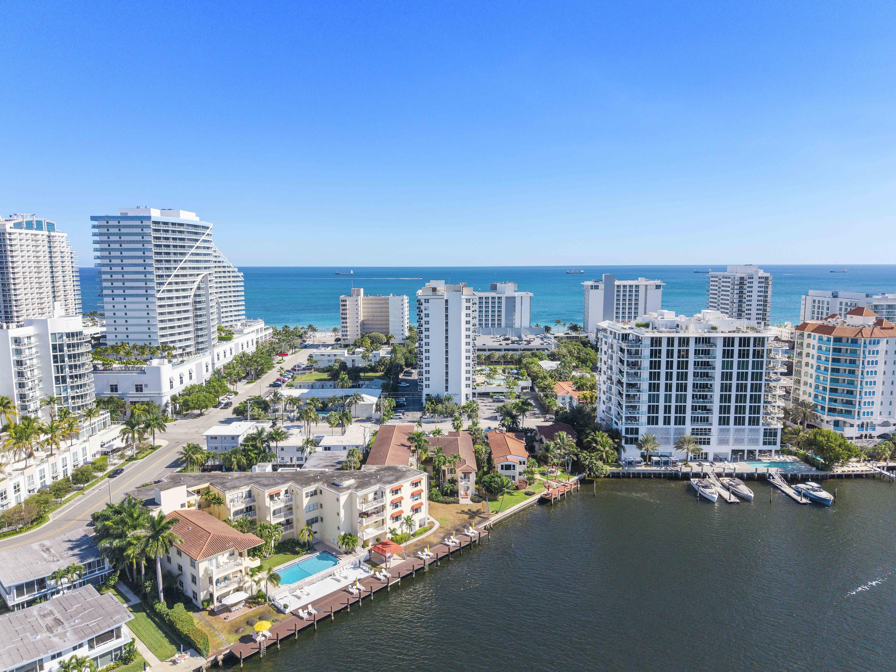 336 North Birch Road, Unit PHI Fort Lauderdale, FL 33304 - Photo 49 of 63 a view of a city with tall buildings