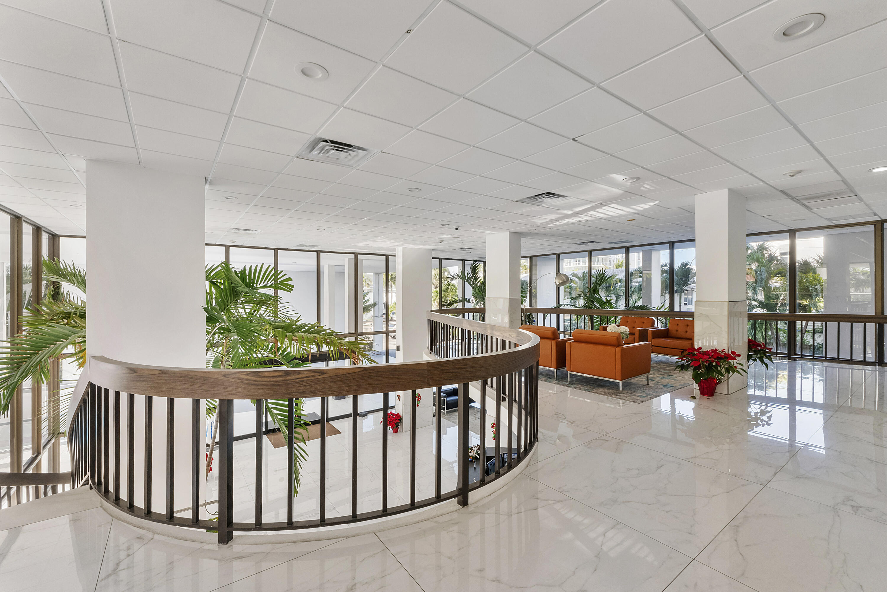 336 North Birch Road, Unit PHI Fort Lauderdale, FL 33304 - Photo 55 of 63 a living room with furniture and a large window