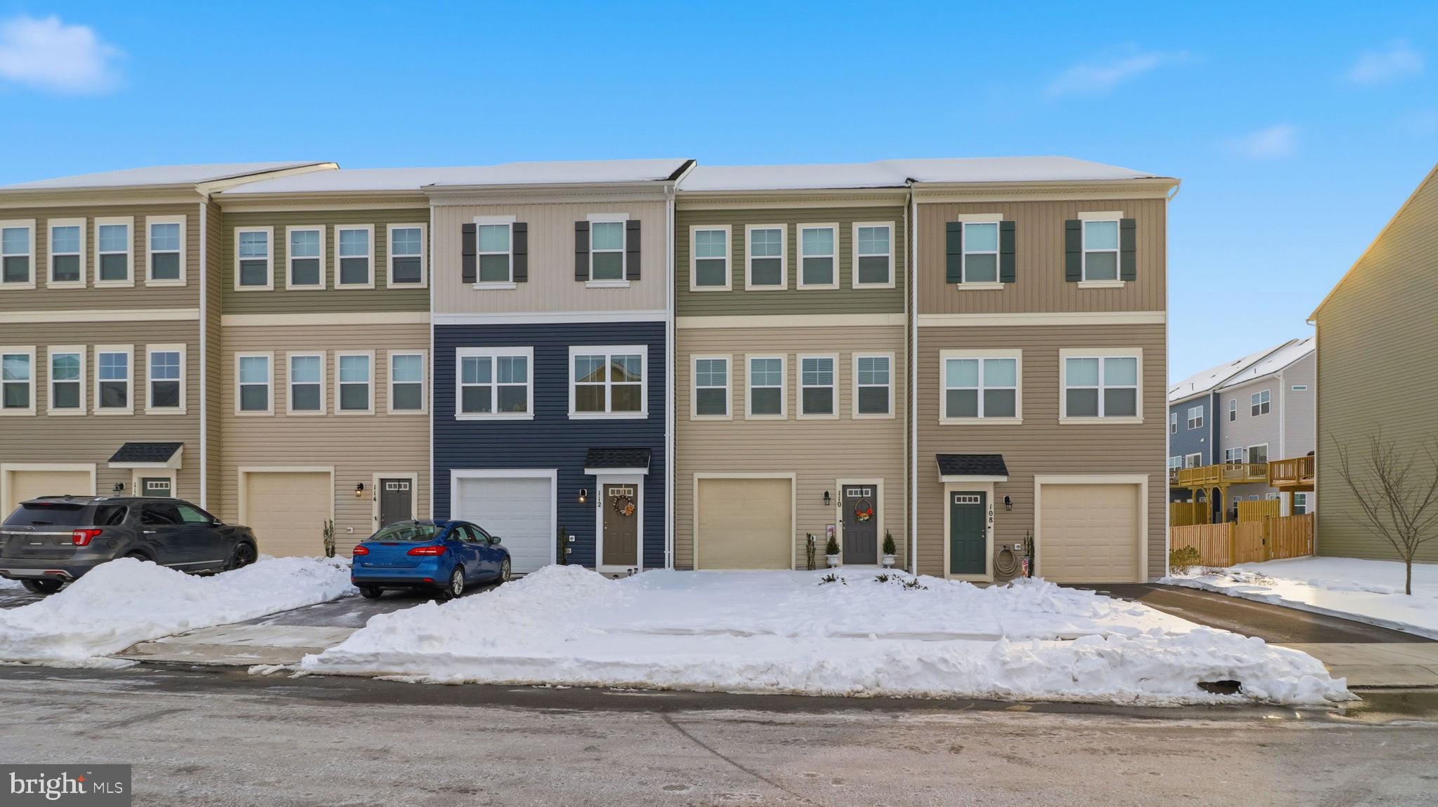 Three level townhome with attached garage