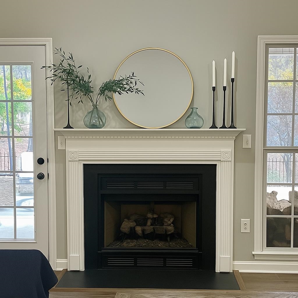 111 Rutherford Lane Stuarts Draft, VA 24477 - Photo 14 of 45 a view of a fireplace with wooden floor