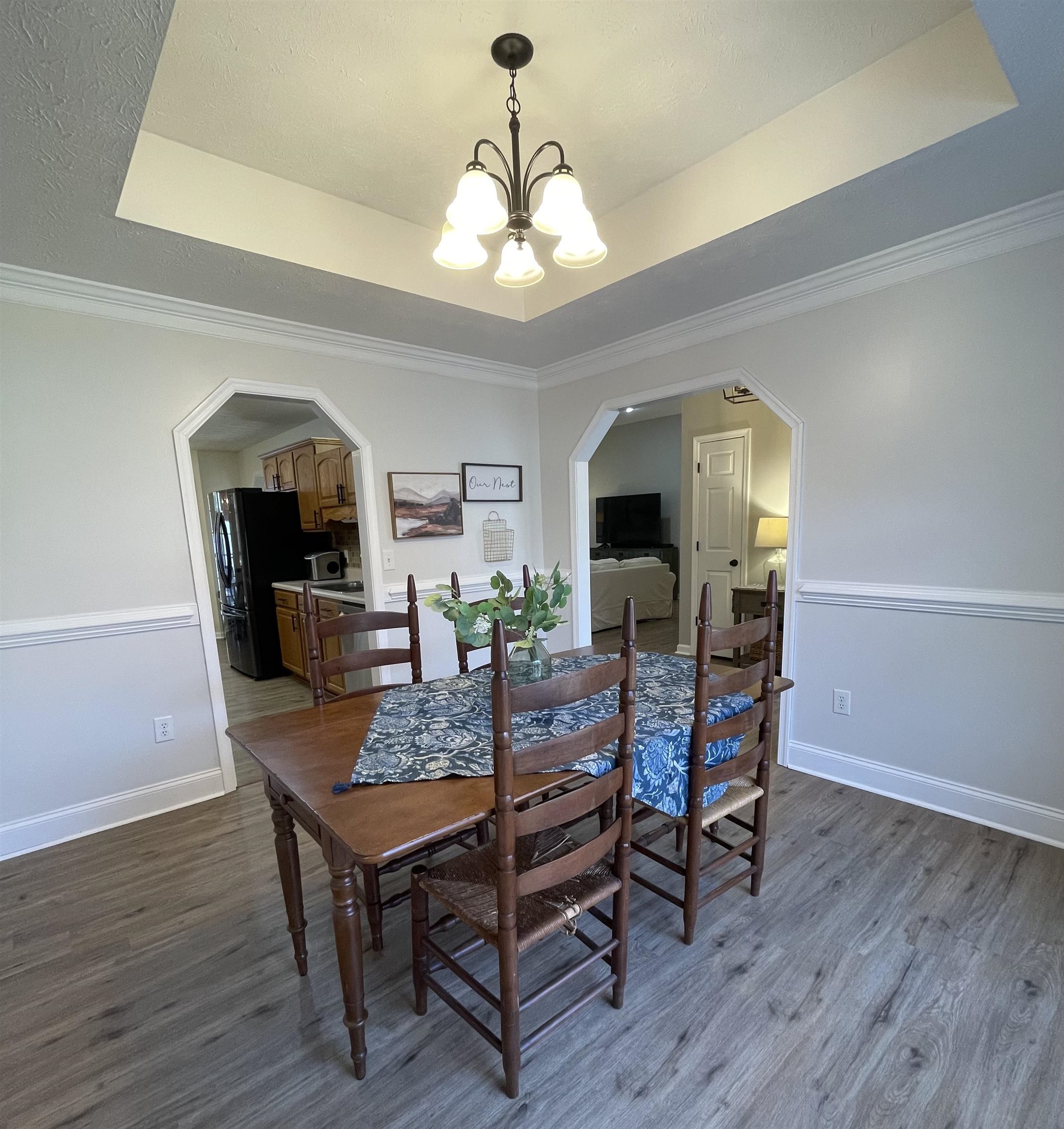 111 Rutherford Lane Stuarts Draft, VA 24477 - Photo 16 of 45 a view of a dining room with furniture and wooden floor