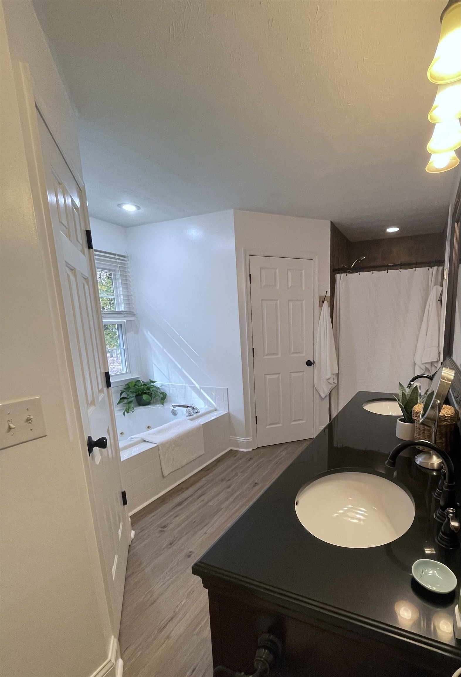 111 Rutherford Lane Stuarts Draft, VA 24477 - Photo 24 of 45 a bathroom with a granite countertop sink and a mirror