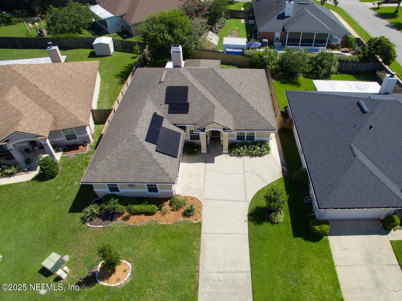 9317 Beresford Court Jacksonville, FL 32244 - Photo 50 of 55 an aerial view of a house with garden