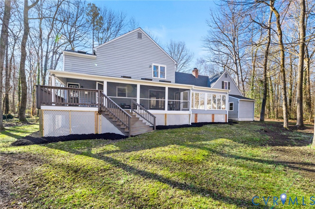 6024 Watch Harbour Road Midlothian, VA 23112 - Photo 44 of 44 a view of a house with a yard and sitting area