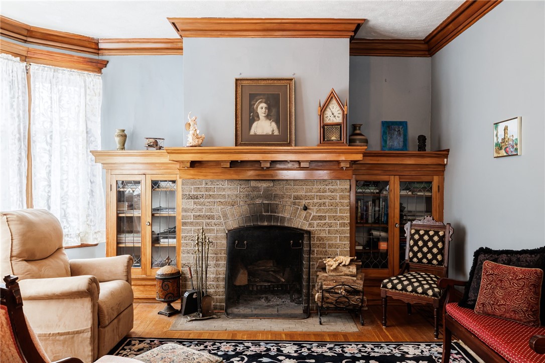 256 Seneca Parkway Rochester, NY 14613 - Photo 15 of 28 wood burning fireplace