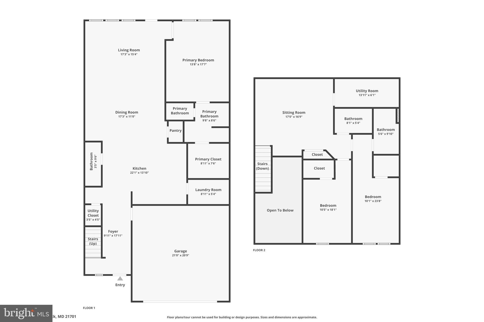 485 Hanson Street Frederick, MD 21701 - Photo 48 of 48 a picture of a bathroom with mirror
