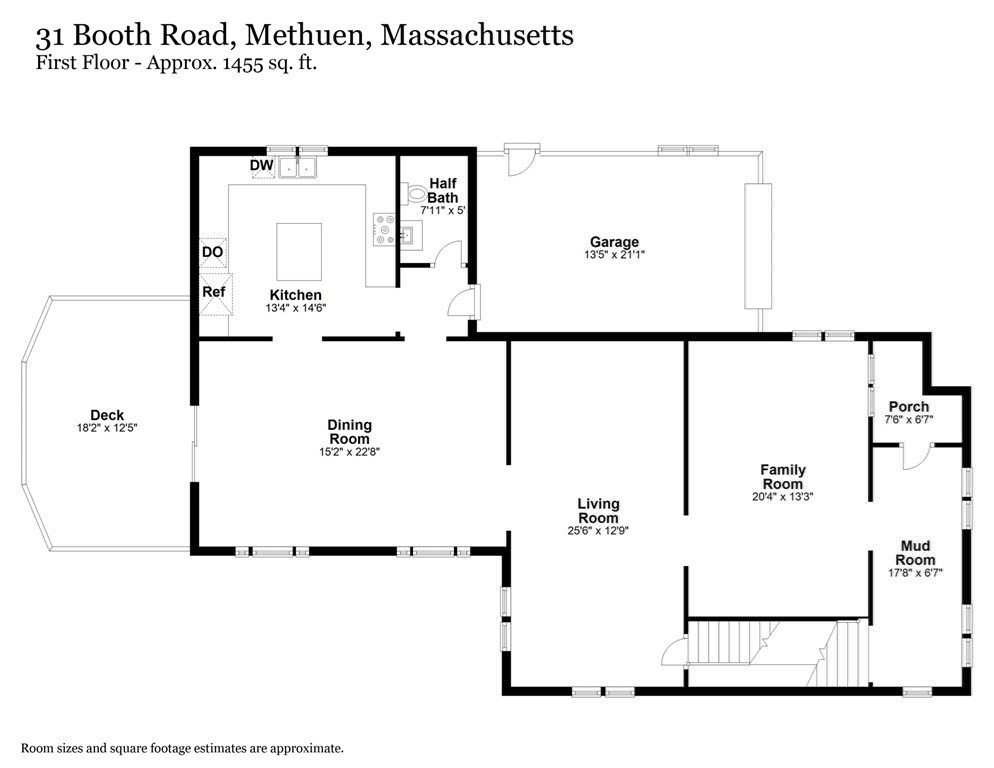 31 Booth Road Methuen, MA 01844 - Photo 35 of 38 a picture of a room with a floor plan