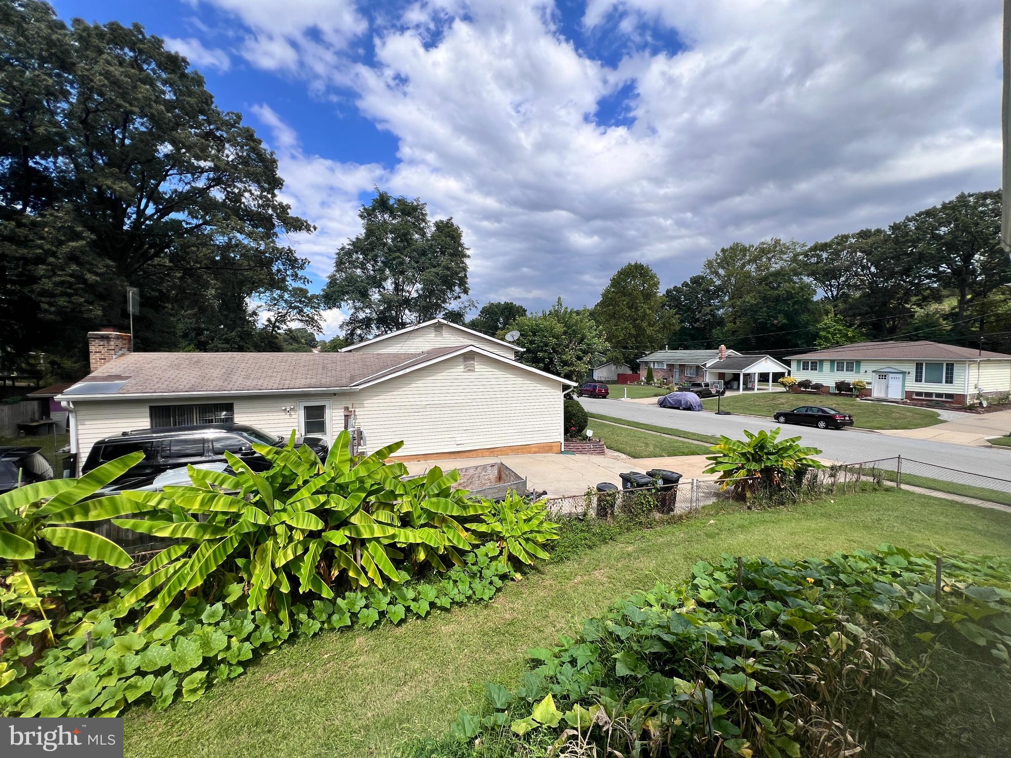 8702 Hamlin Street, Unit A Landover, MD 20785 - Photo 14 of 15 a view of backyard of house with green space