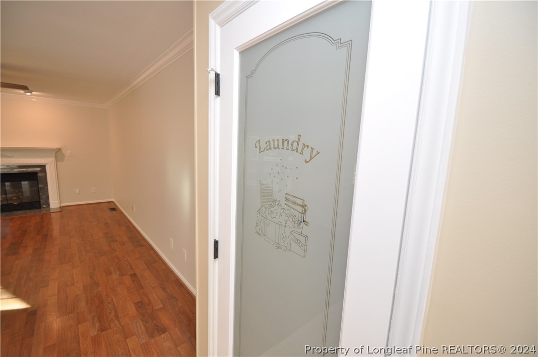 Undisclosed Address Cary, NC 27513 - Photo 31 of 50 a view of a bathroom from the hallway
