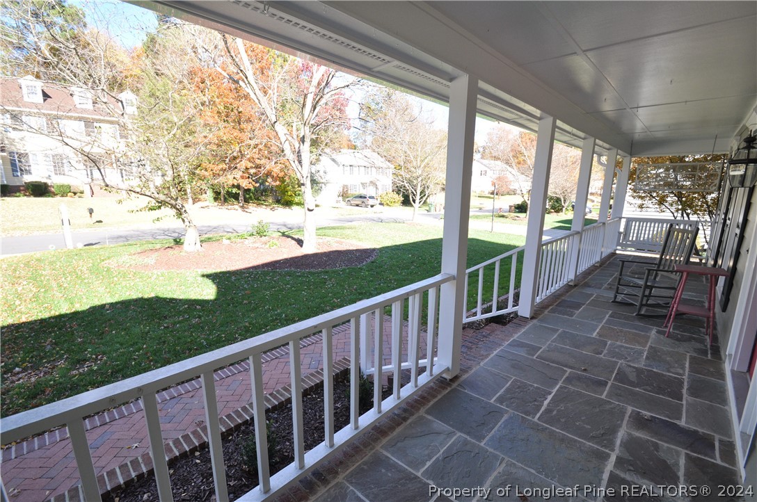 Undisclosed Address Cary, NC 27513 - Photo 4 of 50 a view of balcony with yard