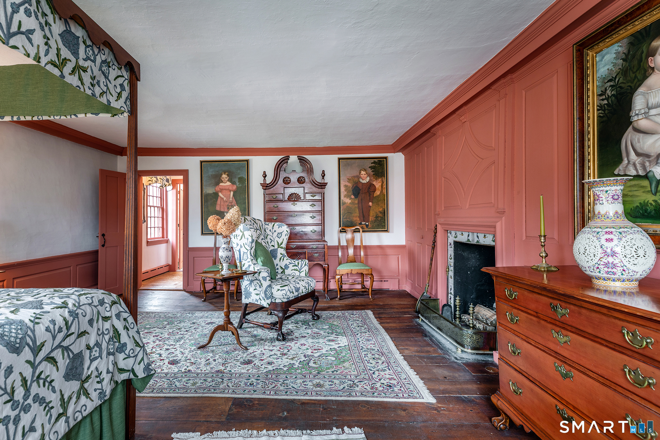 30 Hollow Road Woodbury, CT 06798 - Photo 22 of 40 a living room with furniture and a fireplace