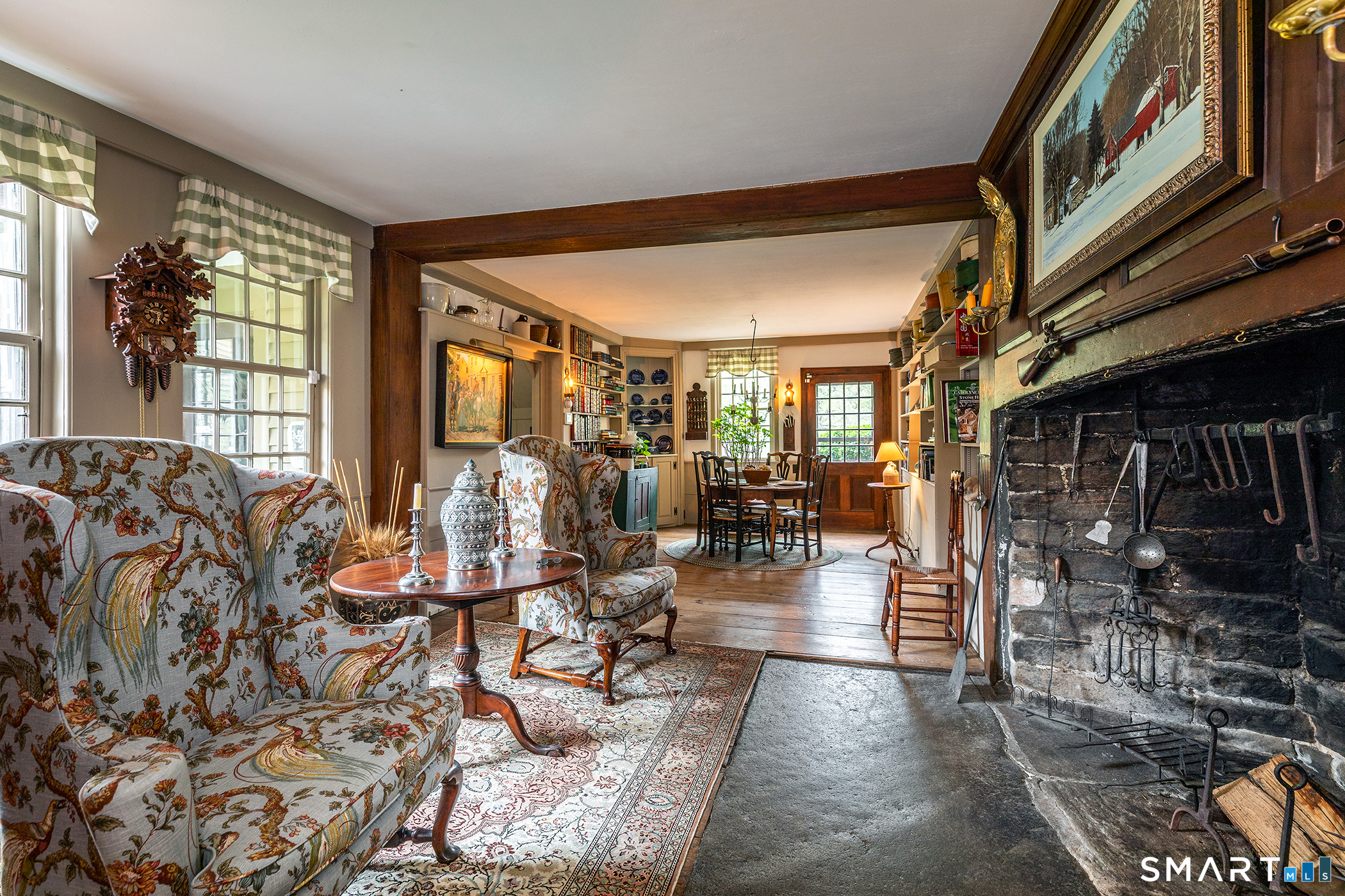 30 Hollow Road Woodbury, CT 06798 - Photo 7 of 40 a view of a livingroom with furniture and floor to ceiling window