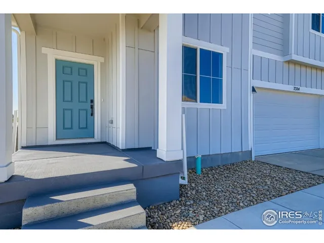 a view of front door