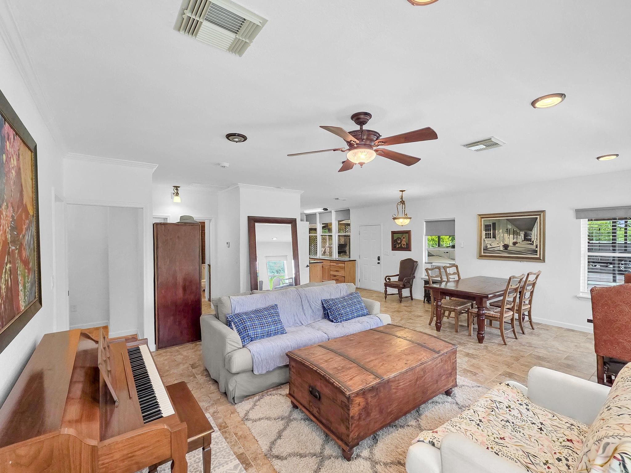 1771 Wilpitz Road Brookshire, TX 77423 - Photo 12 of 50 a living room with furniture kitchen view and a window