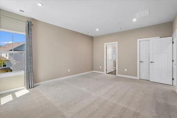a view of an empty room