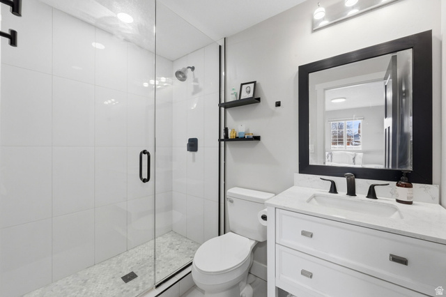 1795 South 200 West Bountiful, UT 84010 - Photo 13 of 37 Full bath featuring vanity and a stall shower