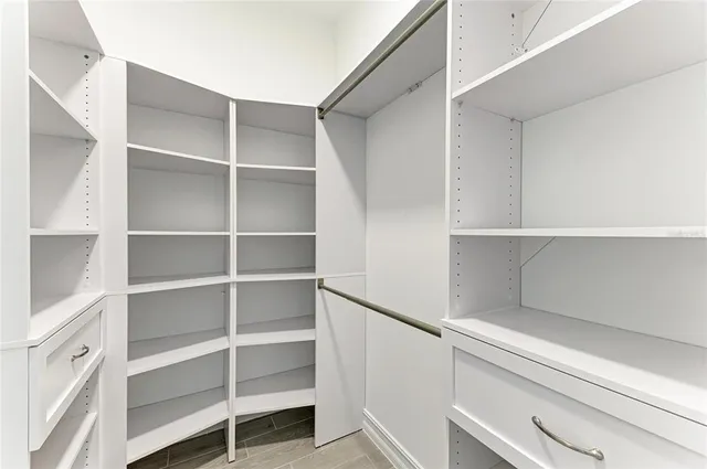 a view of a lake with houses