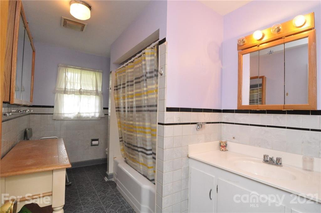 501 Redland Road Landrum, SC 29356 - Photo 29 of 38 a bathroom with a sink and a mirror