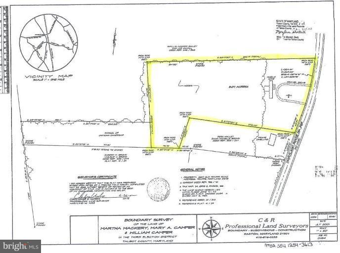 4982 Old Trappe Road Trappe, MD 21673 - Photo 10 of 12 Plat #1