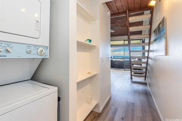 a view of storage and utility room