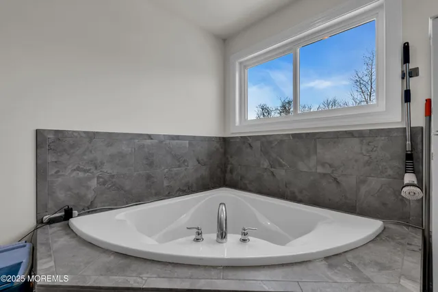 a view of a lake in middle of the town