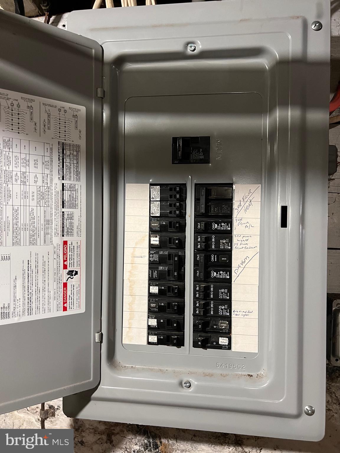 62 Cacoosing Avenue Sinking Spring, PA 19608 - Photo 23 of 40 Breaker box