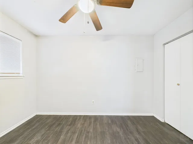 wooden floor in an empty room