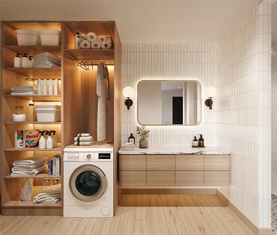 a en suite bathroom with a sink and a mirror