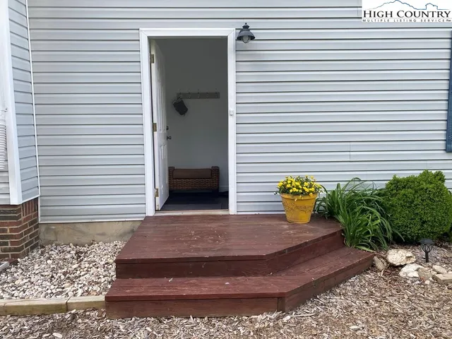 a view of a entryway front of house