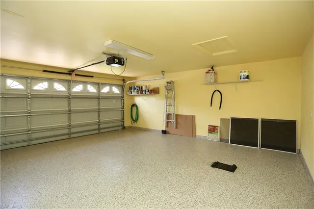 a view of a house with a garage