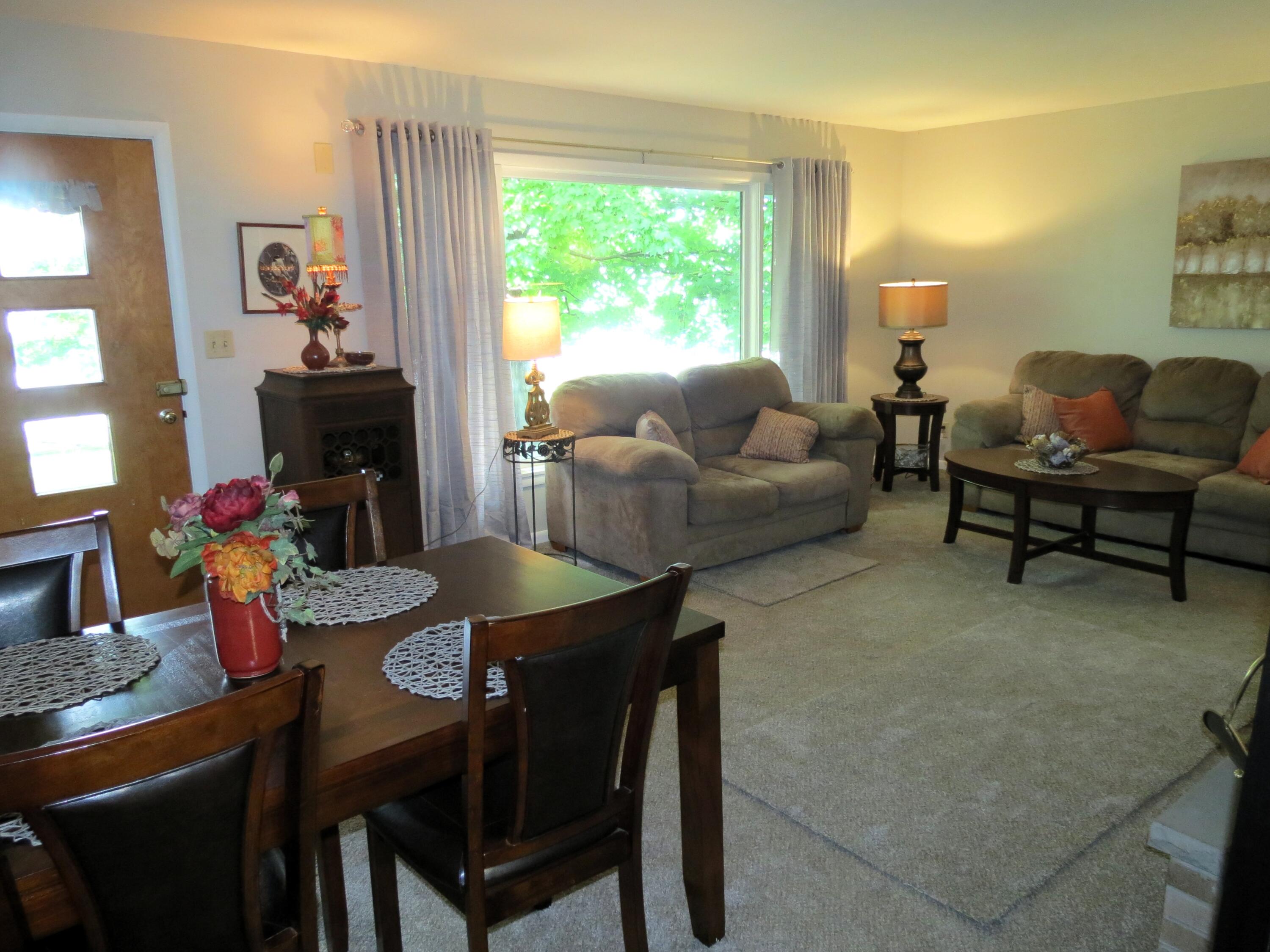 890 White Lake Road Pleasant Lake, MI 49272 - Photo 18 of 74 Spacious dining opens to living