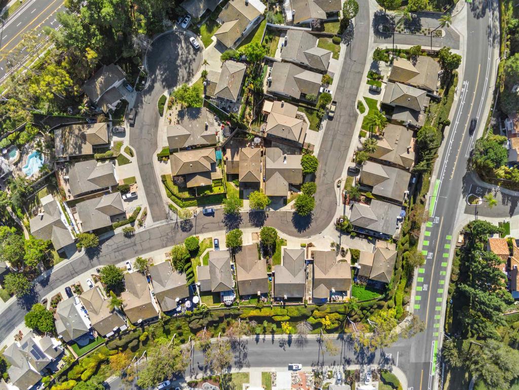 1387 Longfellow Road Vista, CA 92081 - Photo 31 of 38 an aerial view of residential houses with outdoor space