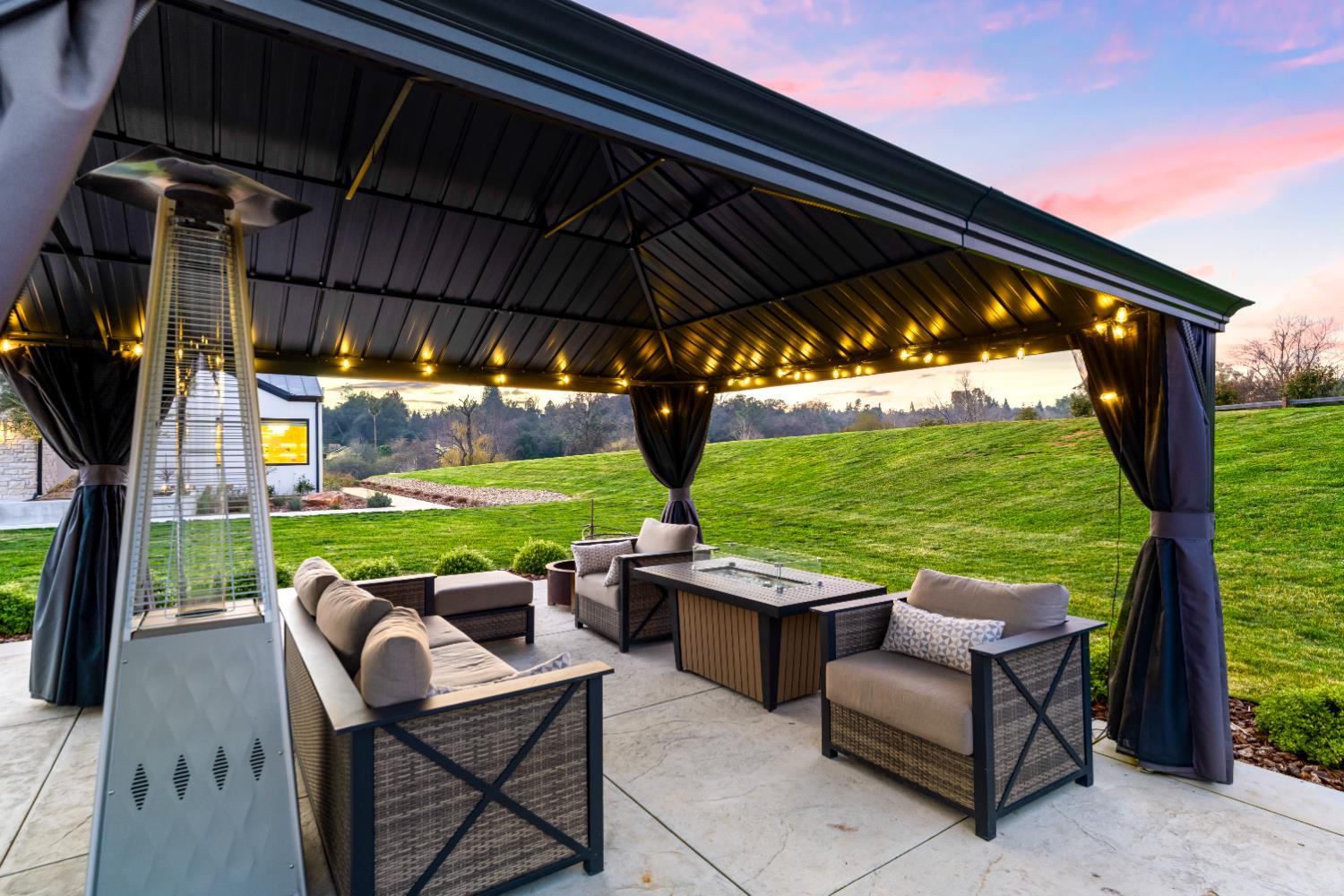 2735 Rattlesnake Road Newcastle, CA 95658 - Photo 58 of 84 a view of yard from deck with patio