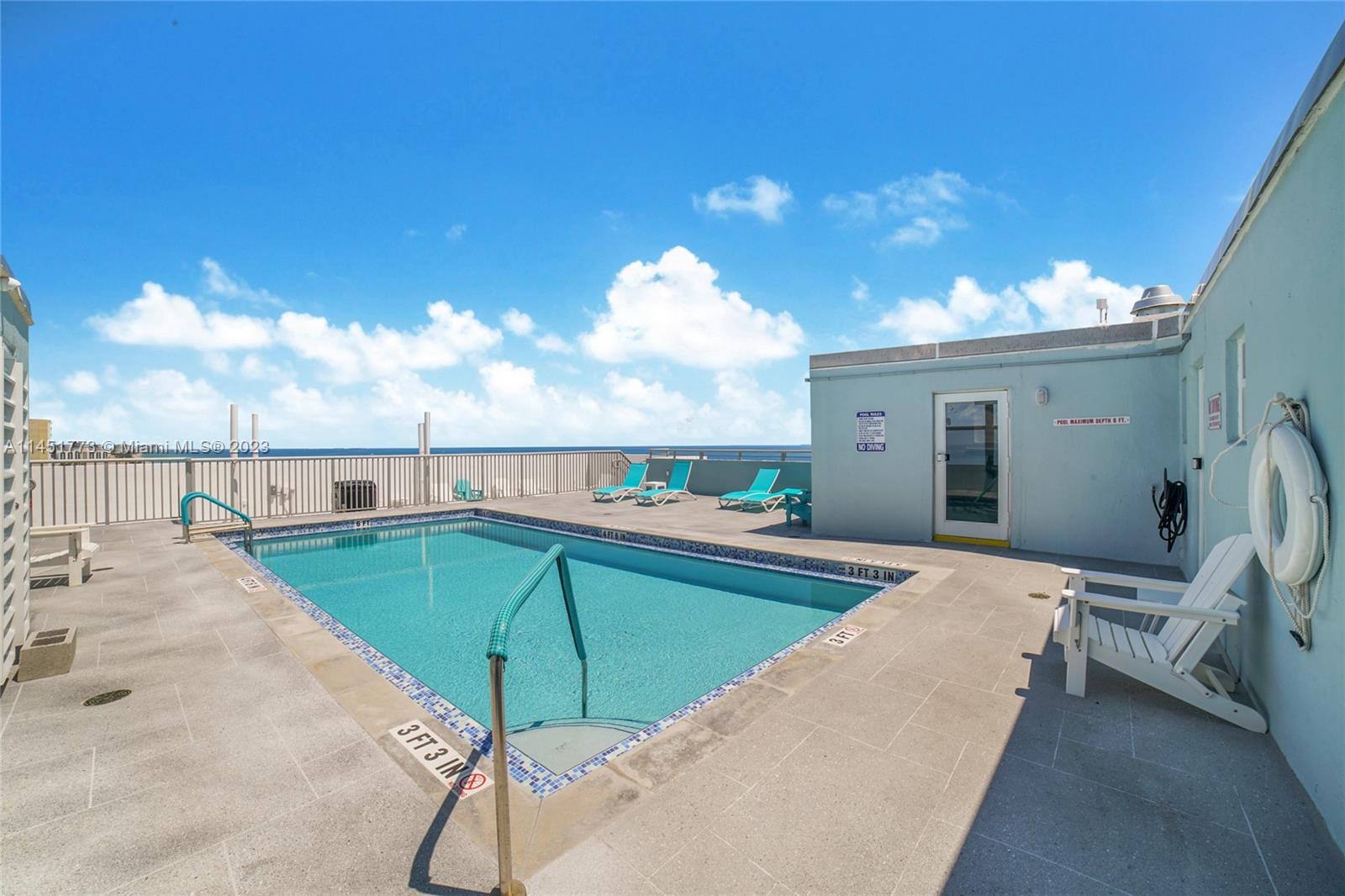 400 North Surf Road, Unit 801 Hollywood, FL 33019 - Photo 17 of 17 a view of a balcony with furniture