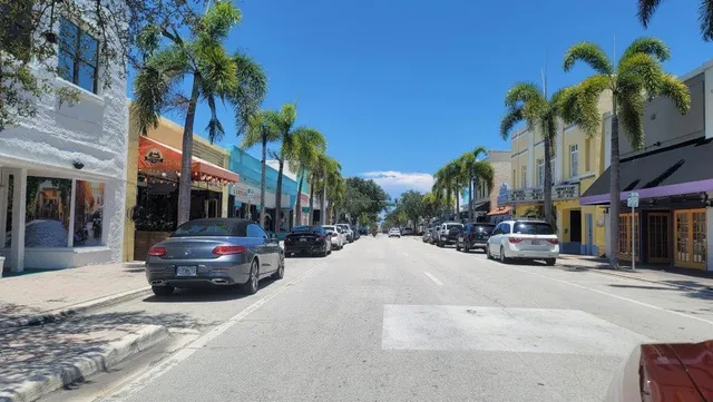 a view of city and river