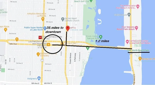 $1,850 | 222 North Federal Highway, Unit 6, Lake Worth Beach, FL 33460