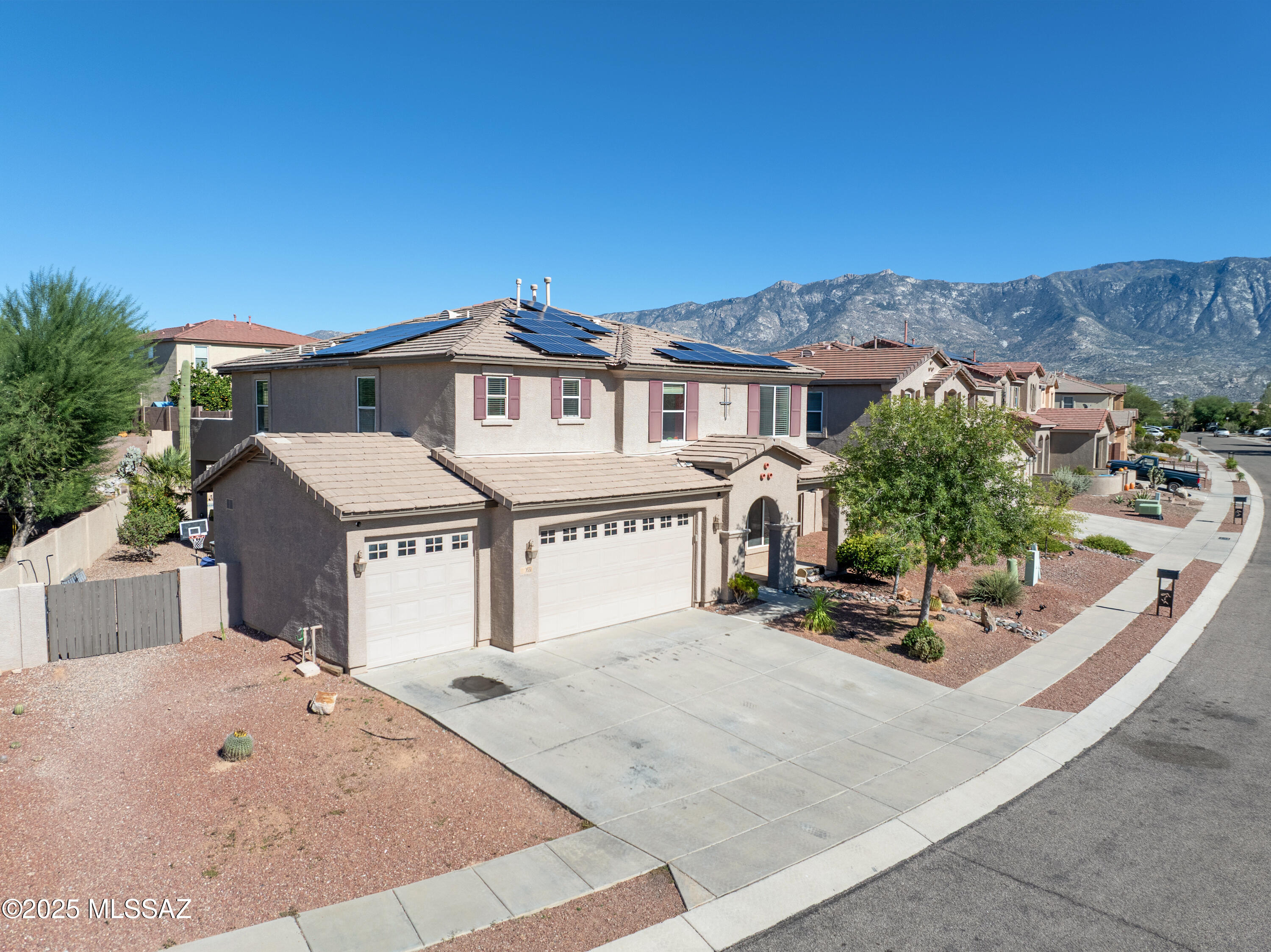 3551 East Mecate Road Tucson, AZ 85739 - Photo 46 of 49 Drone of Front of the House