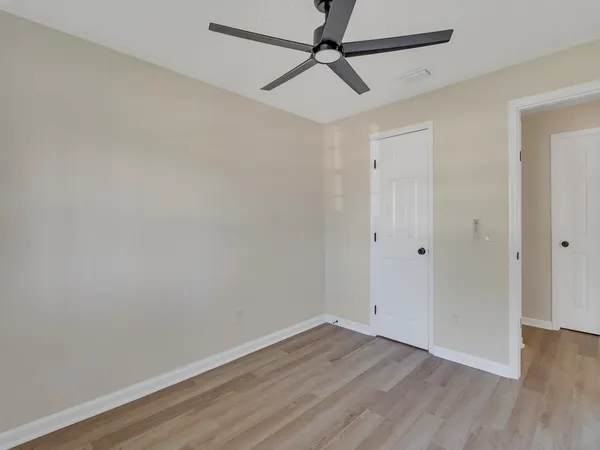 wooden floor in an empty room
