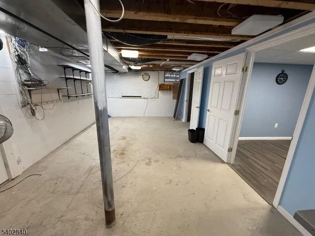 a view of storage and utility room