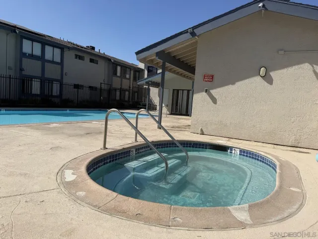 a view of a swimming pool