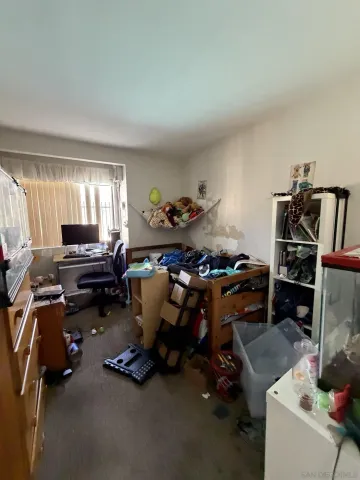 a room with furniture