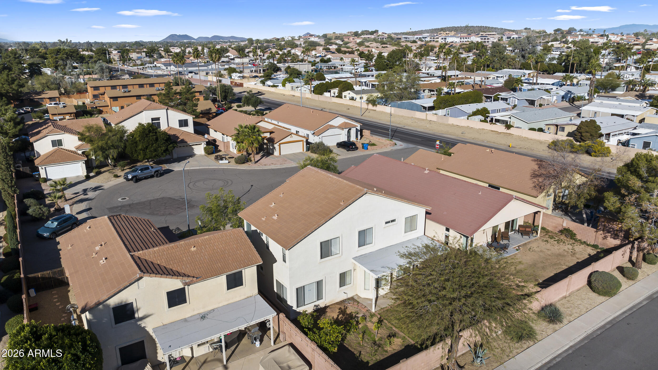 17639 North 17th Street Phoenix, AZ 85022 - Photo 39 of 42 an aerial view of residential houses with city view